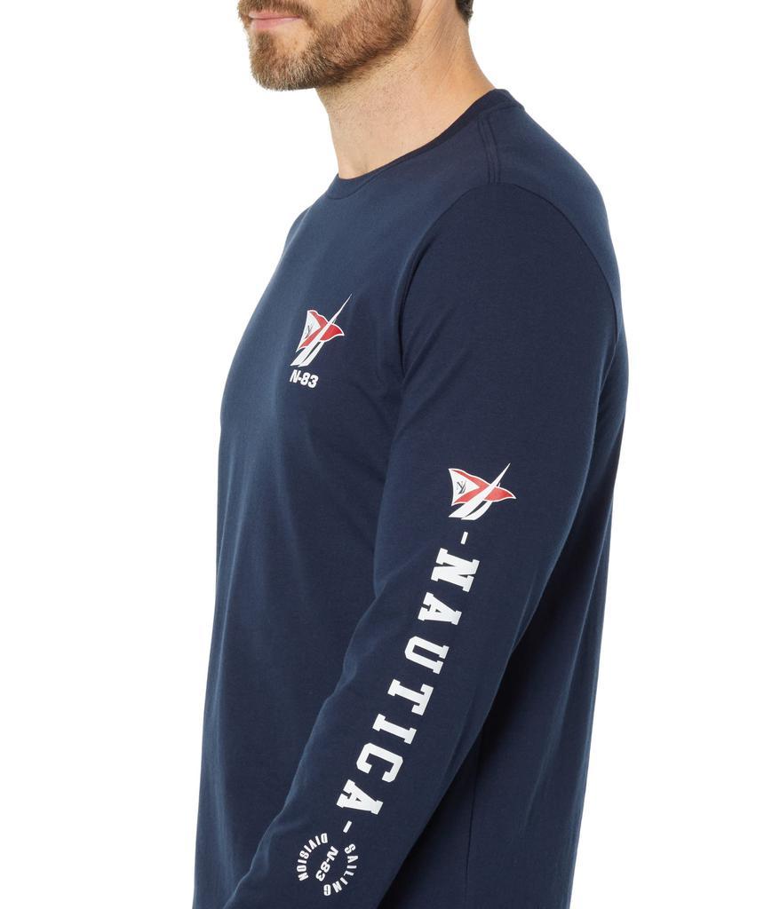 商品Nautica|Sustainably Crafted Graphic Long Sleeve T-Shirt,价格¥309,第5张图片详细描述