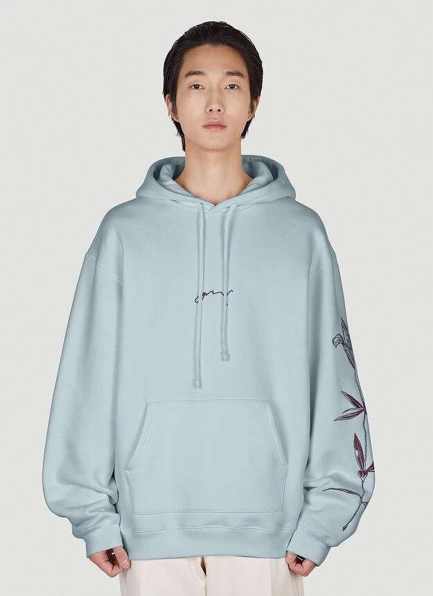 商品OAMC|Lilium Hooded Sweatshirt in Light Blue,价格¥1683,第1张图片