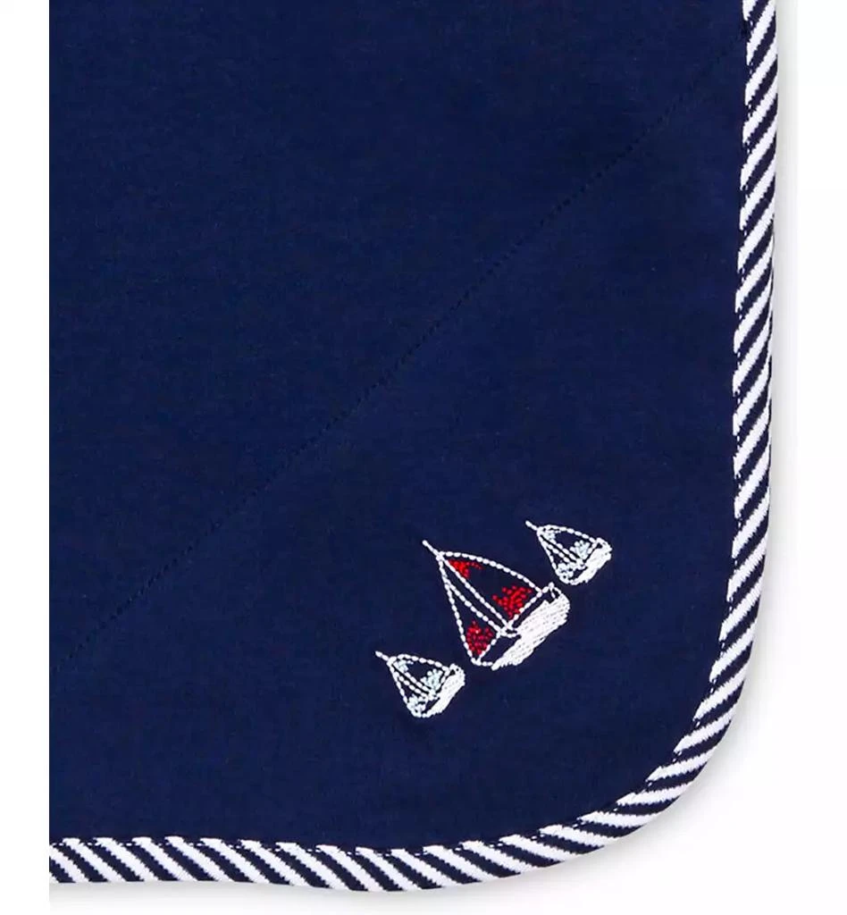 商品Little Me|Baby Boys Sailboat And Stripe Trim Blanket,价格¥100,第2张图片详细描述