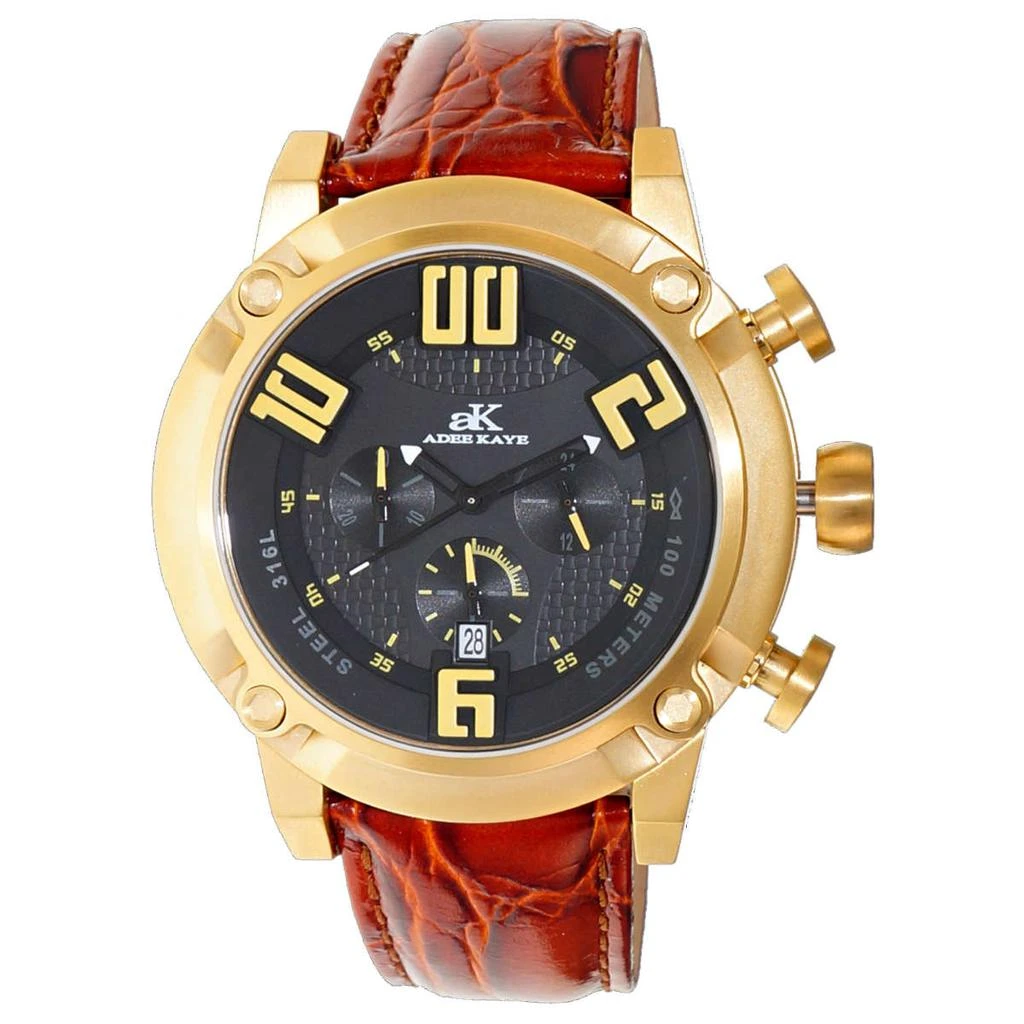商品Adee Kaye|Adee Kaye Men's Watch AK7280-MG-RDO,价格¥1492,第1张图片