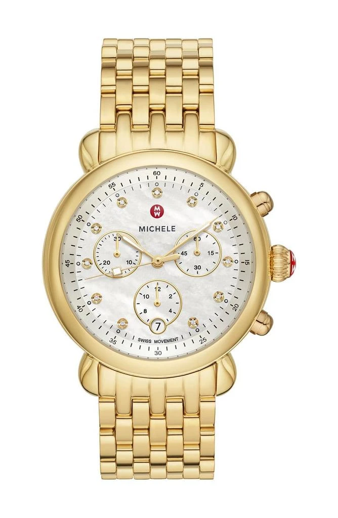 商品Michele|CSX Diamond Embellished Bracelet Watch, 38mm - 0.03 ctw,价格¥9331,第1张图片