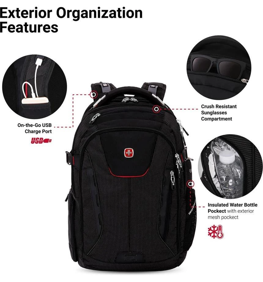商品SWISSGEAR|5358 ScanSmart(TM) Laptop Backpack,价格¥750,第5张图片详细描述