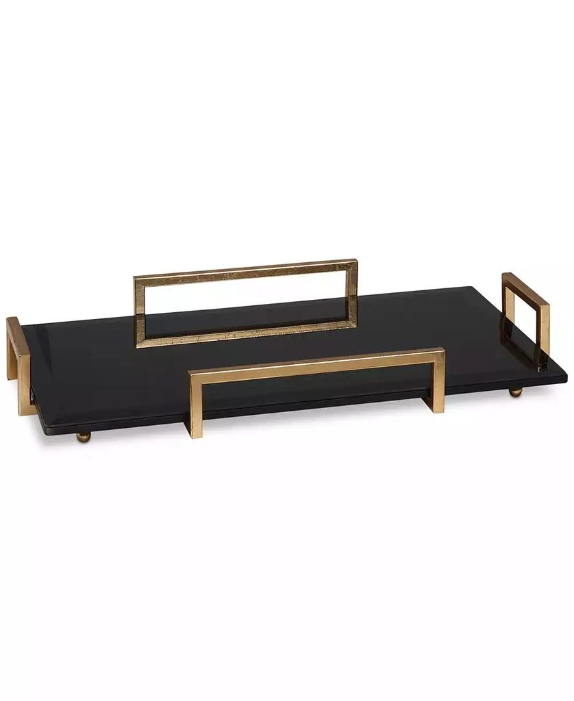 商品Uttermost|Ettore Black Glass Tray,价格¥1254,第1张图片