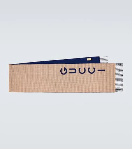 商品Gucci|Logo羊毛羊绒围巾,价格¥4201,第1张图片