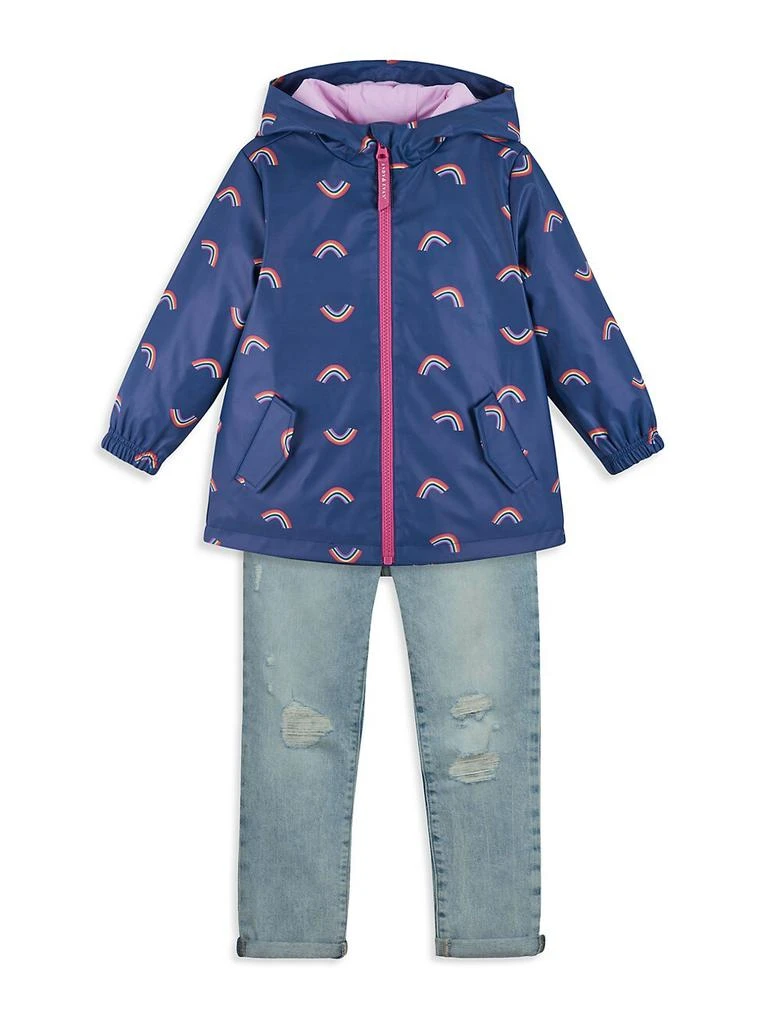 商品Andy & Evan|Little Girl's Rainbow Print Rain Jacket,价格¥273,第2张图片详细描述