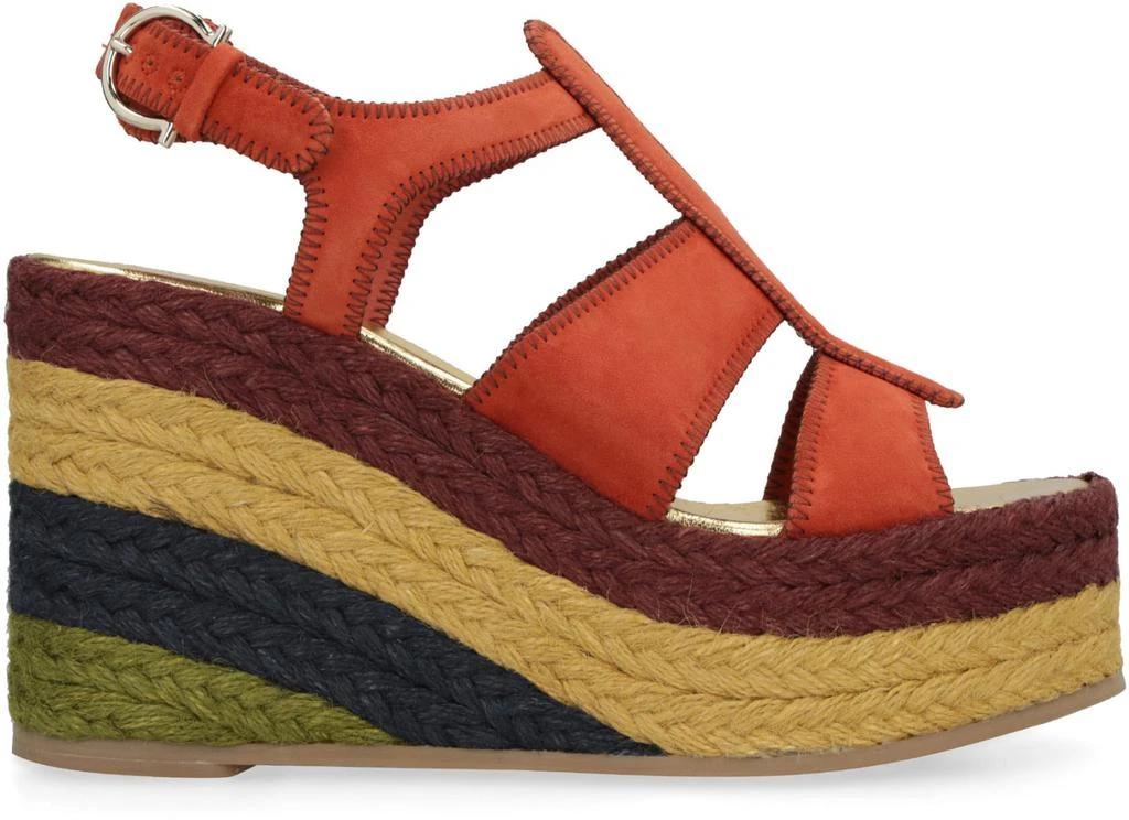 商品Salvatore Ferragamo|Jute Wedge Espadrilles,价格¥3837,第2张图片详细描述