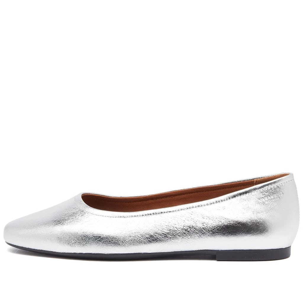 商品Vagabond|Vagabond Shoemakers Jolin Metallic Leather Ballet Pump,价格¥628,第2张图片详细描述