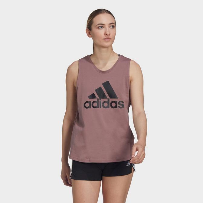 Women's adidas Essentials Big Logo Crewneck Tank商品第1张图片规格展示