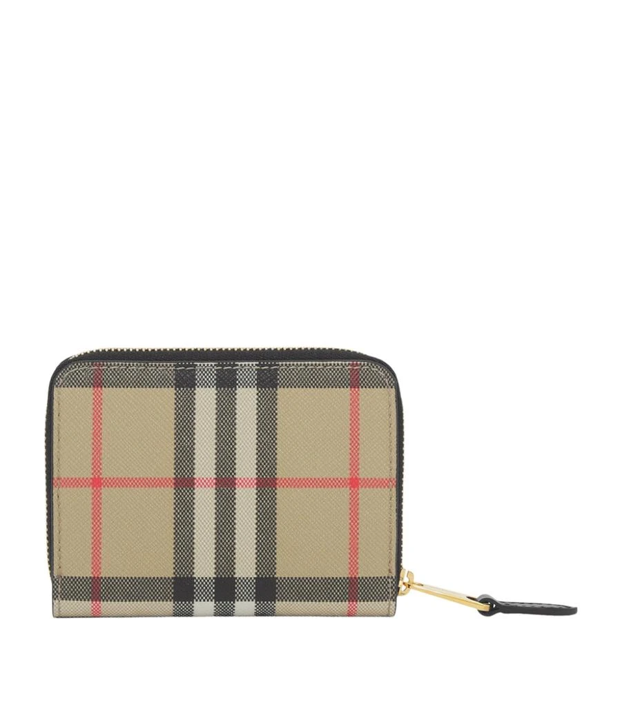 商品Burberry|Small Vintage Check Zip-Around Wallet,价格¥3142,第3张图片详细描述