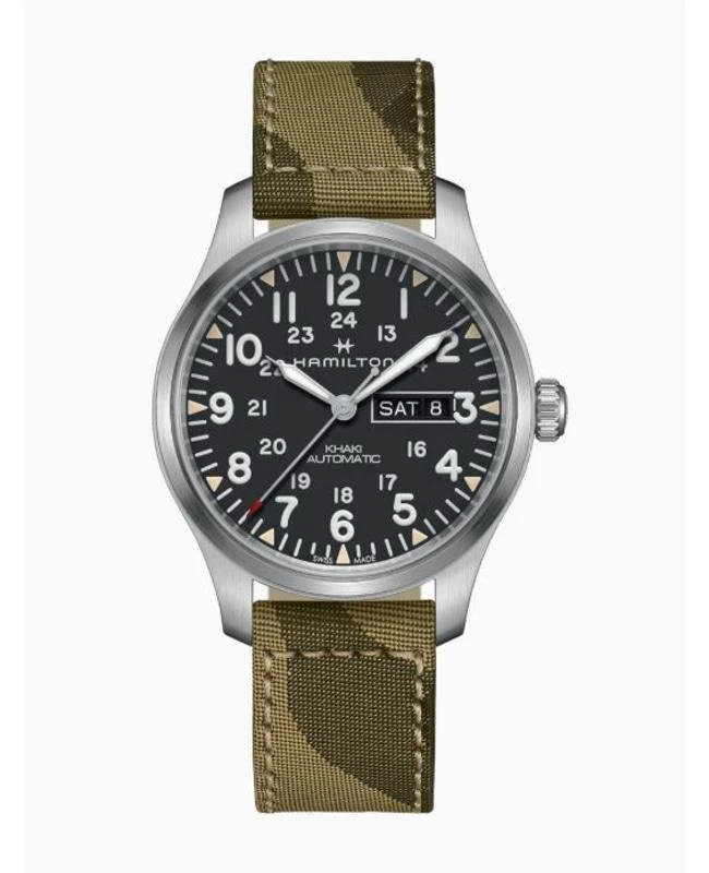 商品Hamilton|Hamilton Khaki Field Day Date Auto Men's Watch H70535031,价格¥6476,第1张图片
