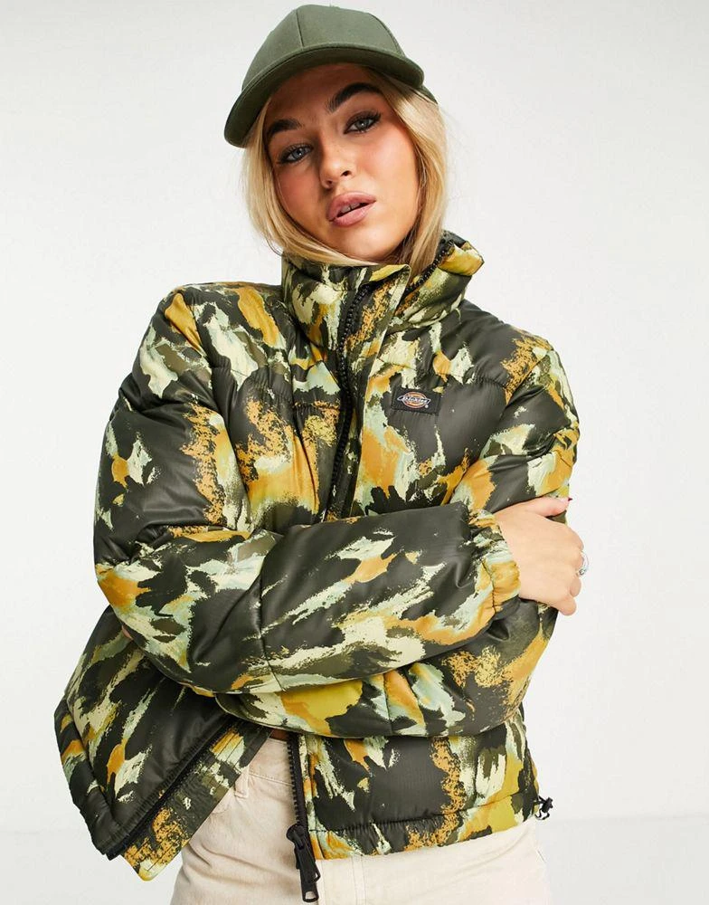 商品DICKIES|Dickies Crafted camo puffer jacket in green,价格¥665,第1张图片