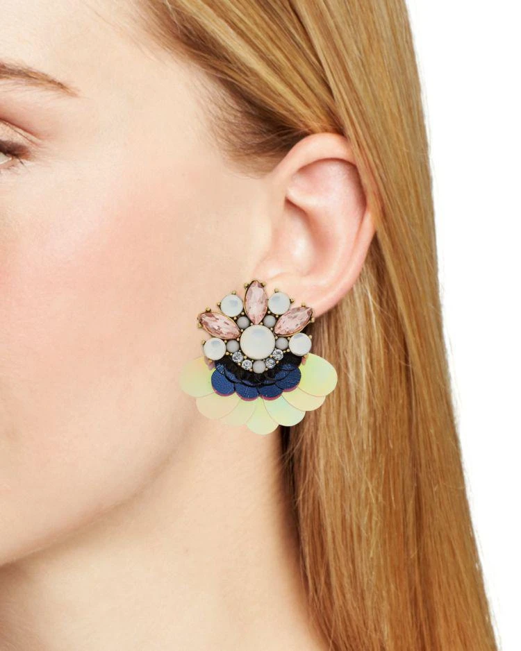 商品BAUBLEBAR|Fleur Cluster Earrings,价格¥83,第2张图片详细描述