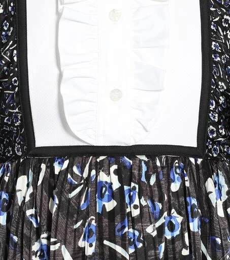 商品Tory Burch|花卉弹力真丝加长连衣裙,价格¥6567,第4张图片详细描述