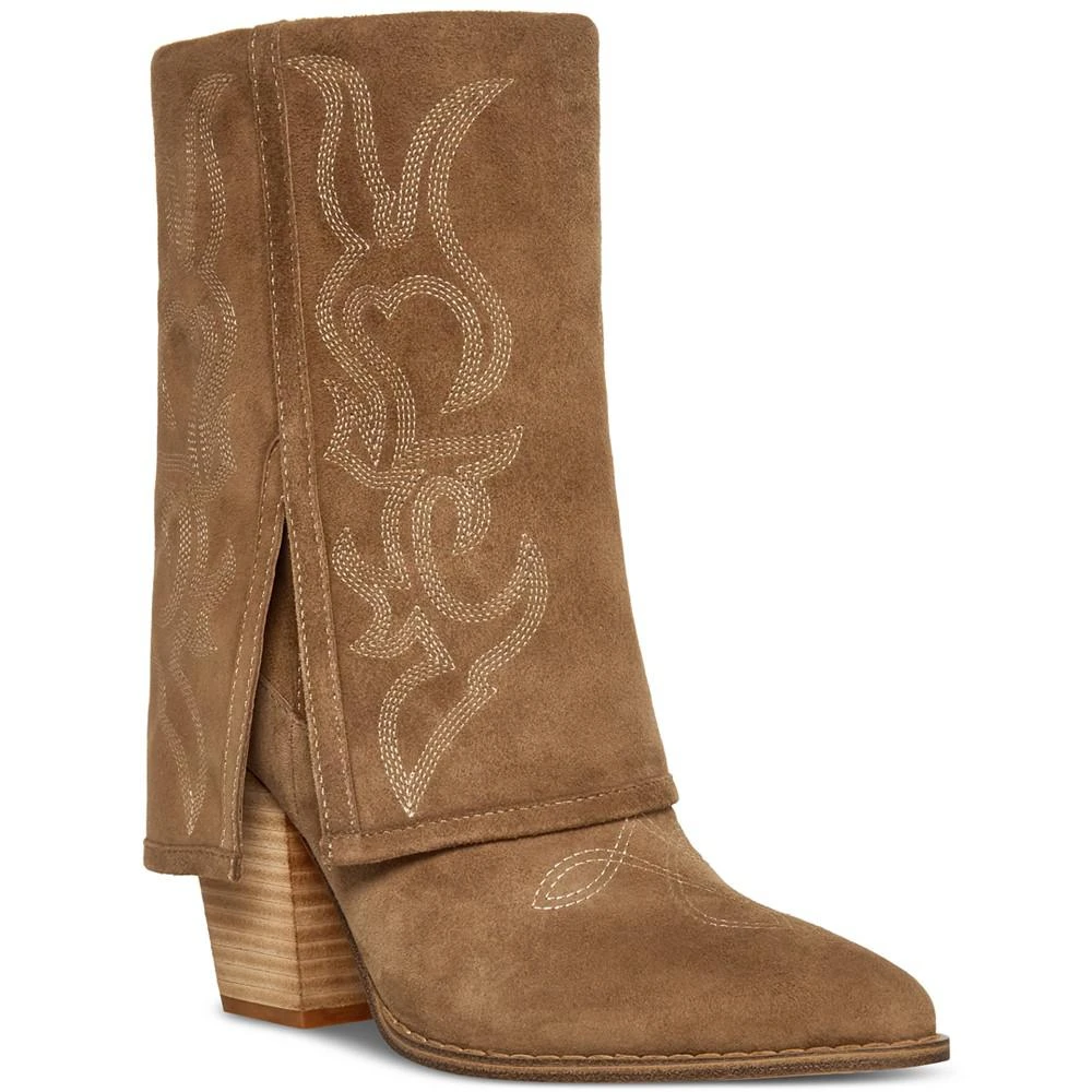 商品Steve Madden|Women's Layne Foldover Cuffed Cowboy Boots,价格¥252,第1张图片