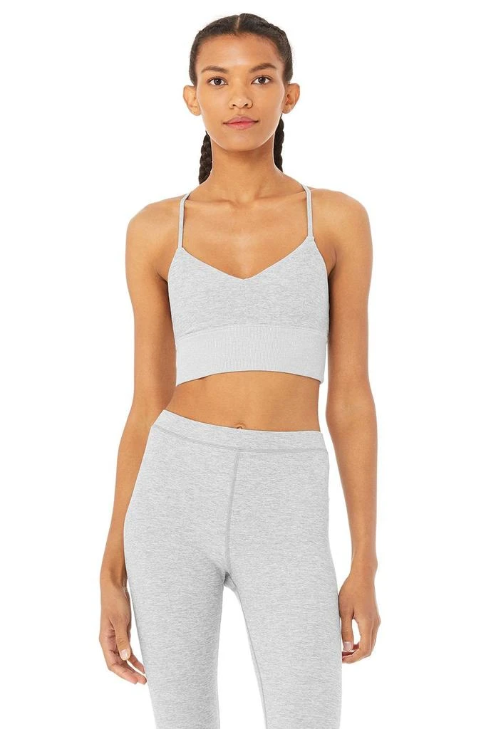 商品Alo|Alosoft Lavish Bra - Zinc Heather,价格¥287,第1张图片