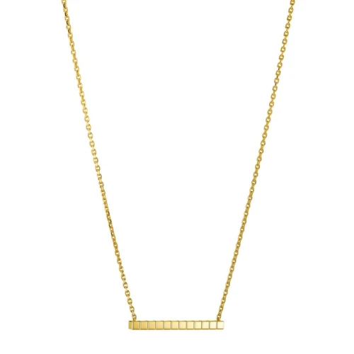 商品Chopard|【预售一周】Chopard/萧邦 经典款ICE CUBE 女士18K金冰块项链 817702-0001,价格¥11945,第1张图片
