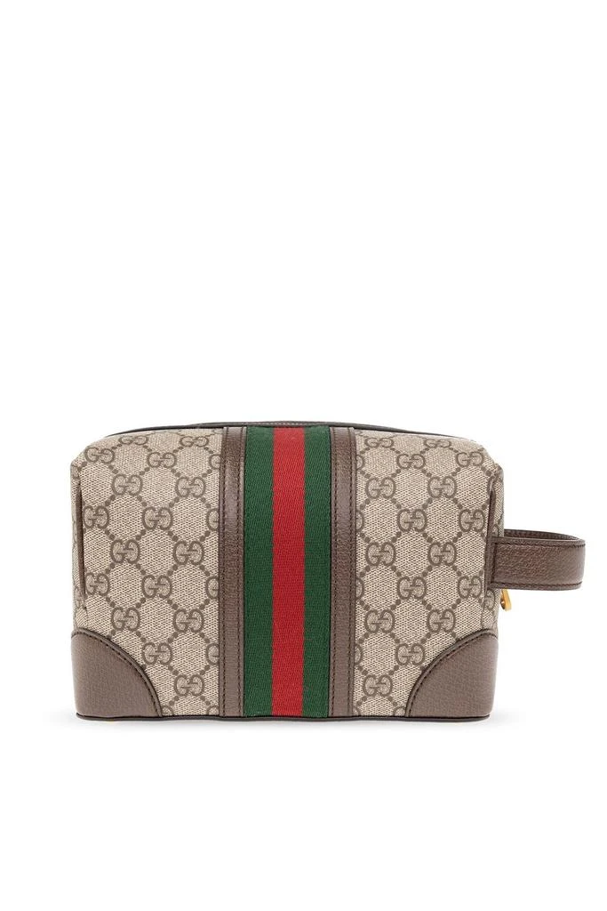 商品Gucci|Gucci Logo Plaque Monogrammed Beauty Bag,价格¥6962,第2张图片详细描述