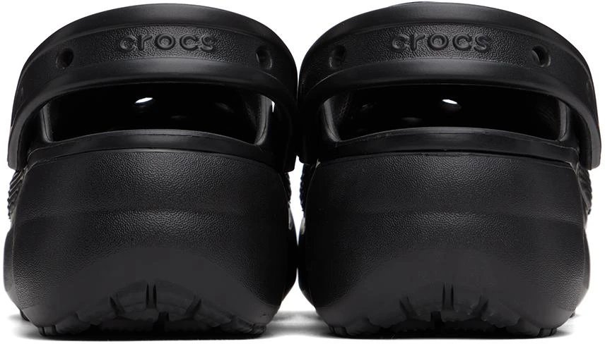 商品Crocs|Black Classic Platform Clogs,价格¥420,第2张图片详细描述