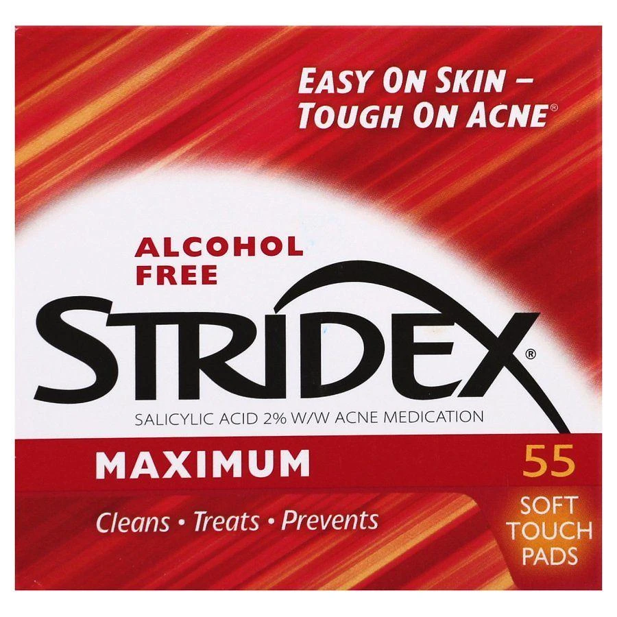 商品Stridex|水杨酸棉片 加强型,价格¥34,第1张图片