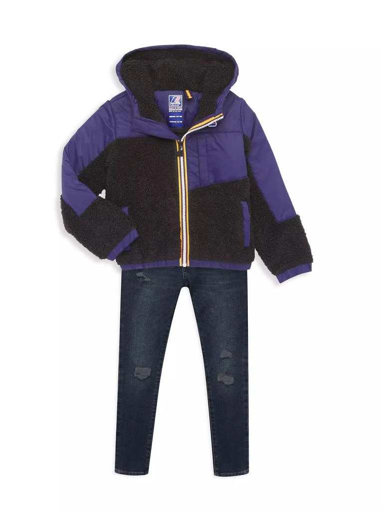 商品K-Way|Little Kid's & Kid's Neige Orsetto Jacket,价格¥639,第2张图片详细描述