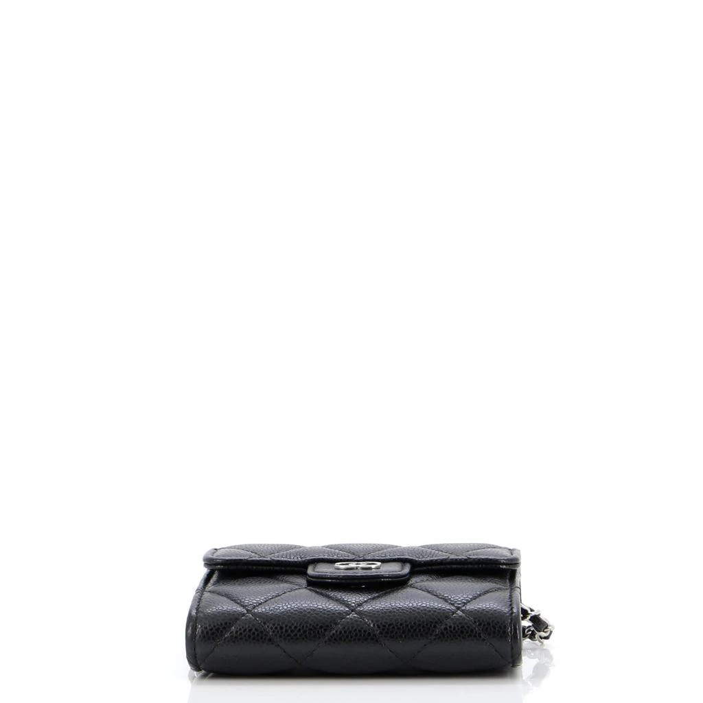 商品[二手商品] Chanel|Classic Flap Chain Belt Bag Quilted Caviar Mini,价格¥17593,第4张图片详细描述