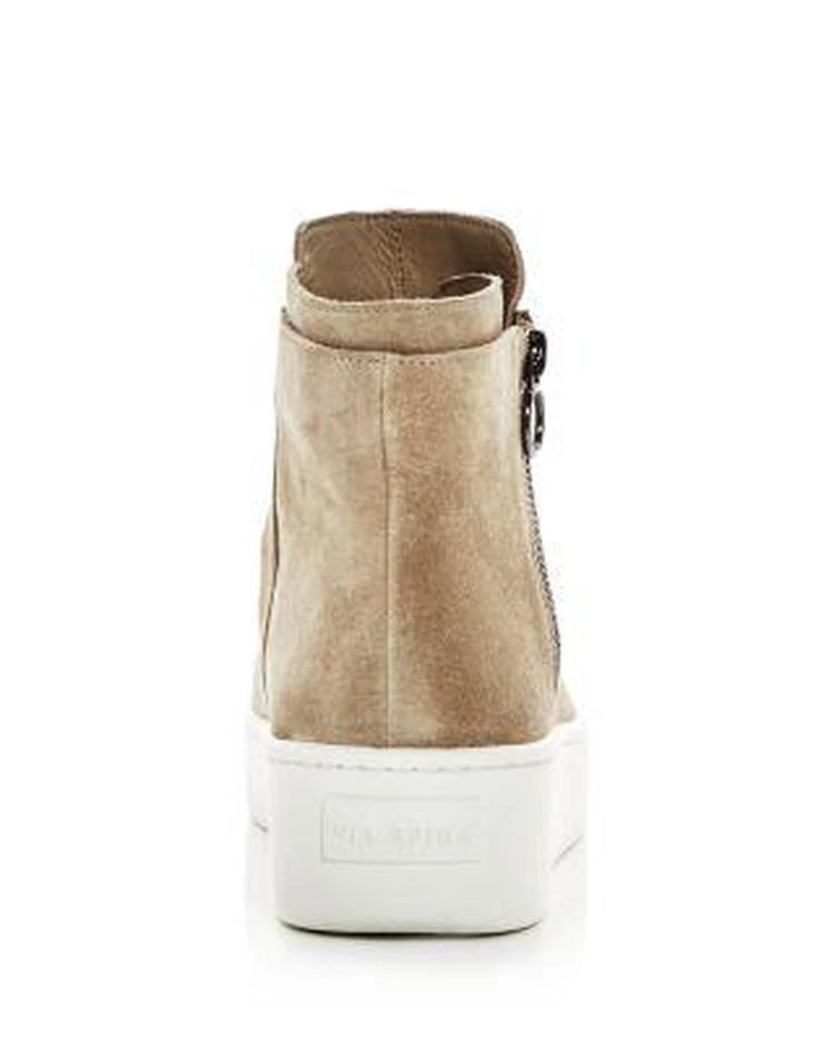 商品Via Spiga|Women's Easton Suede Platform High Top Sneakers,价格¥1309,第4张图片详细描述