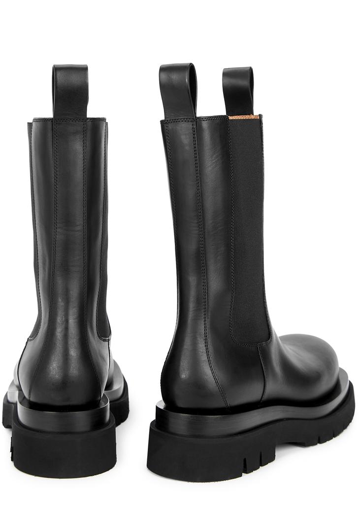 Lug black leather Chelsea boots商品第3张图片规格展示