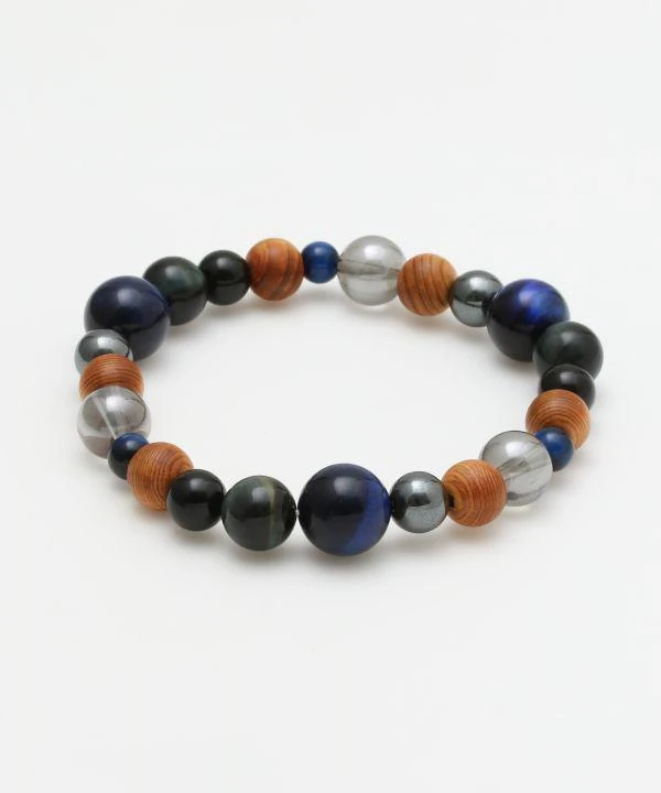 商品岩座|威風堂々 - Lapis Tiger Eye Bracelet,价格¥382,第1张图片