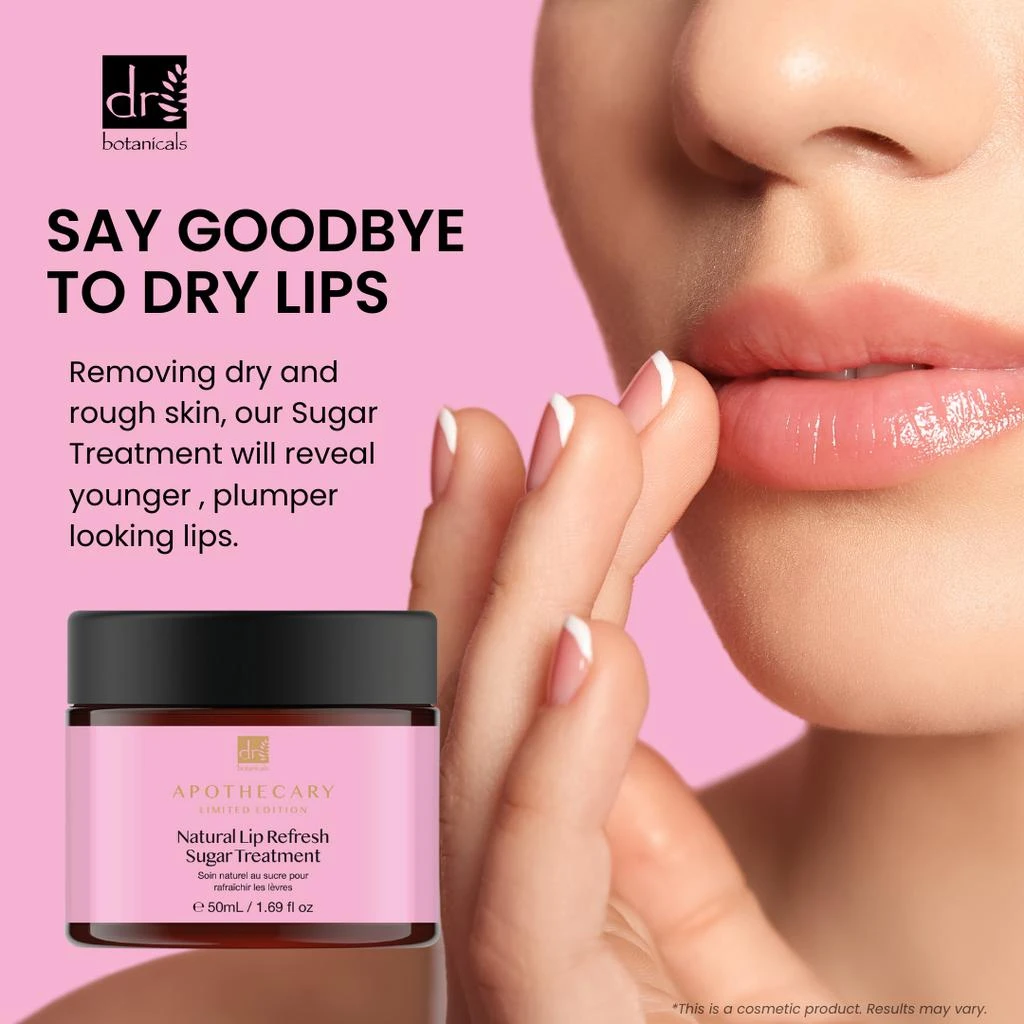 商品Dr. Botanicals|Natural Lip Refresh Sugar Treatment 50ml,价格¥117,第5张图片详细描述