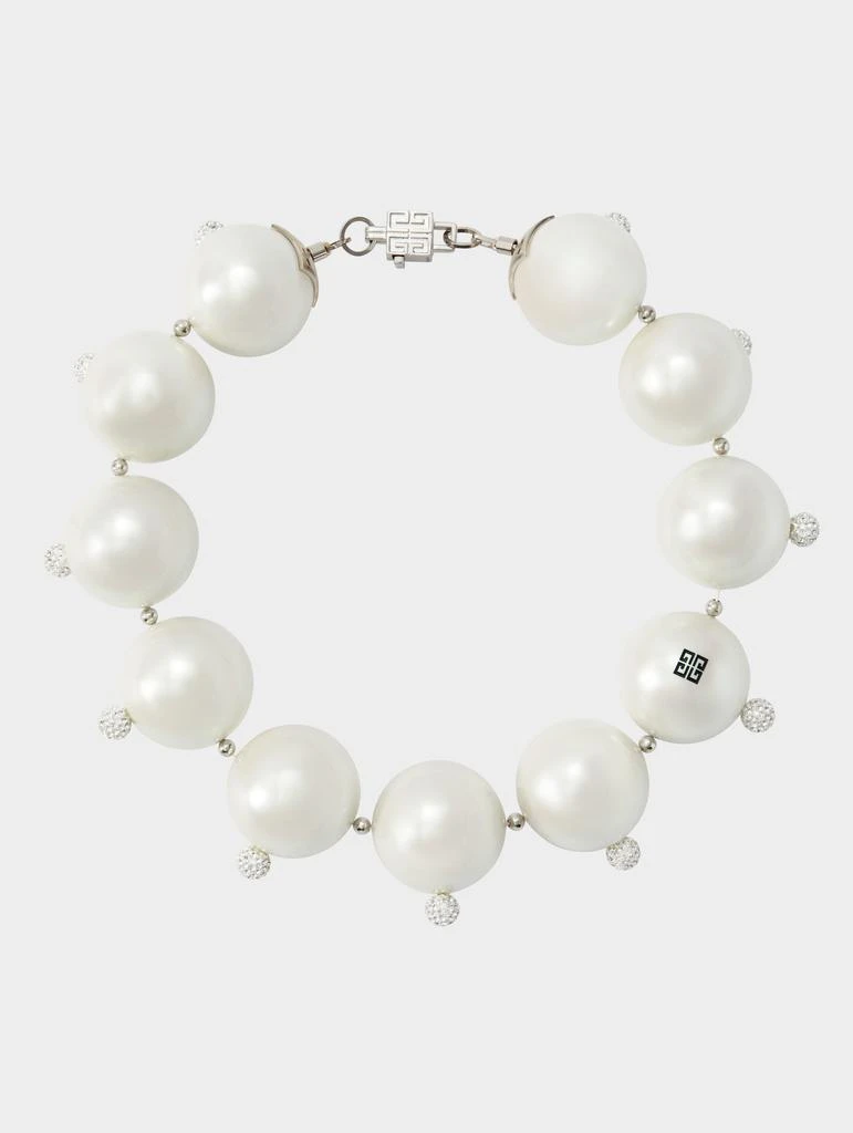 商品Givenchy|Pearl Chunky Crystal Necklace,价格¥9192,第1张图片