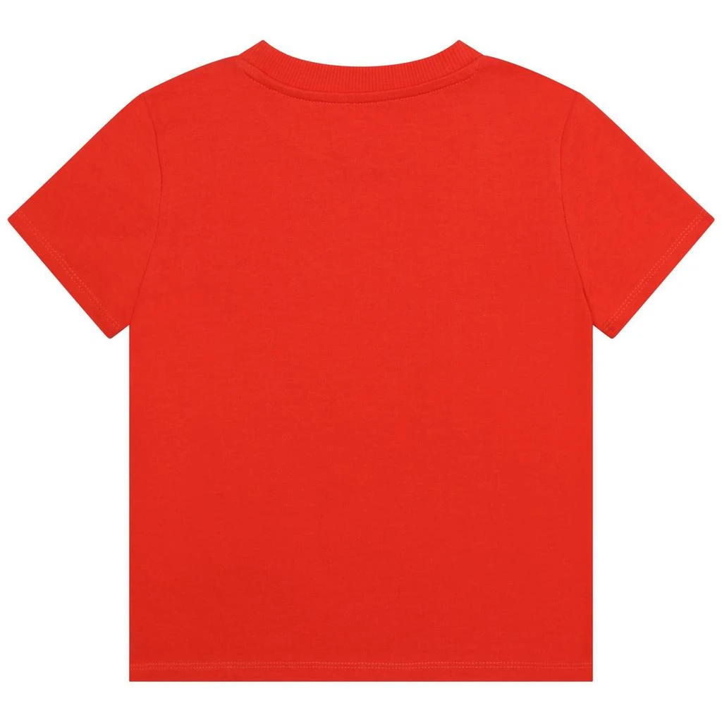 商品Kenzo|Kenzo Kids T-shirt Arancione Con Giraffa E Logo,价格¥810,第2张图片详细描述