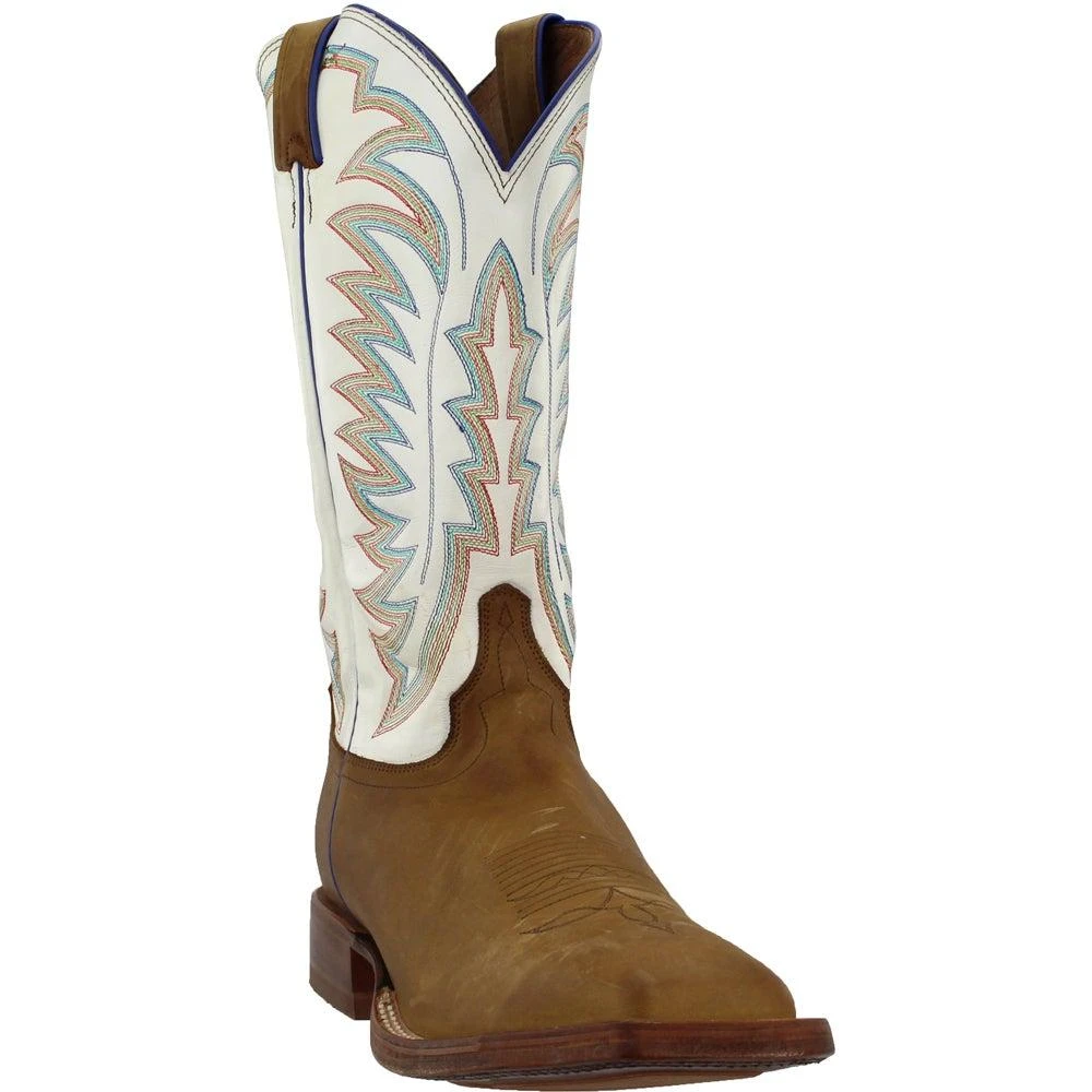 商品Justin Boots|Pascoe Ostrich Square Toe Cowboy Boots,价格¥1666,第2张图片详细描述