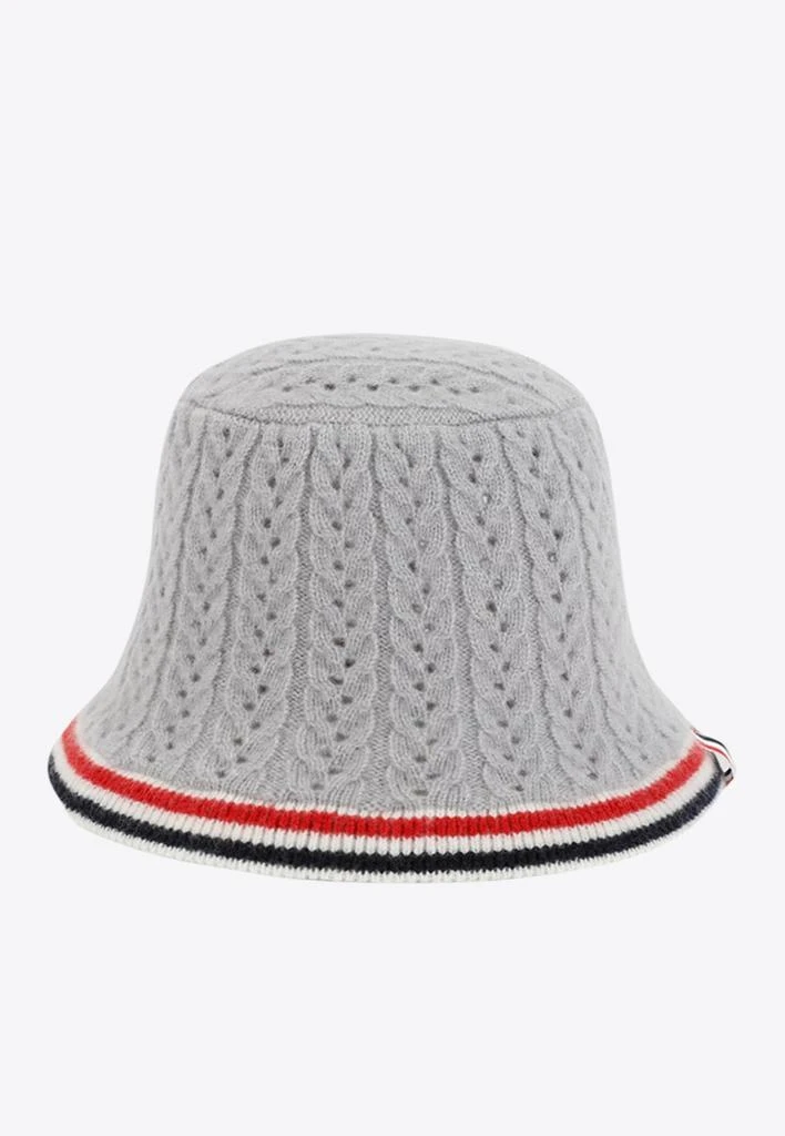商品Thom Browne|Cable-Knit Hat,价格¥4777,第2张图片详细描述