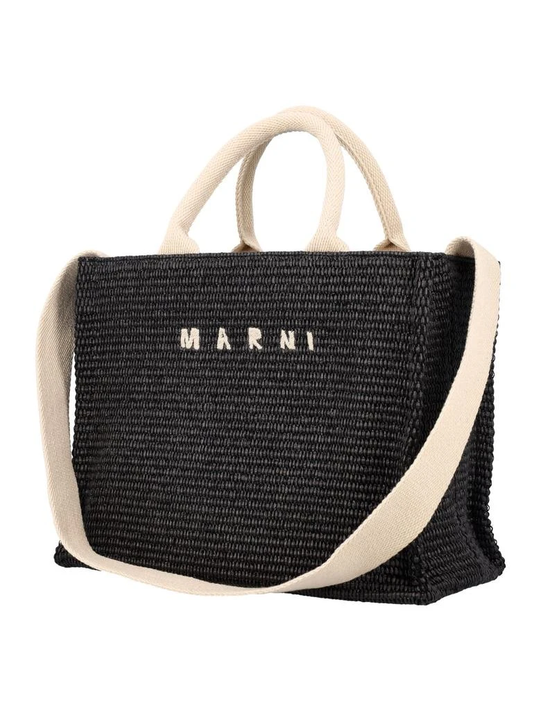 商品Marni|Marni Tropicalia Logo Embroidered Small Tote Bag,价格¥3542,第3张图片详细描述