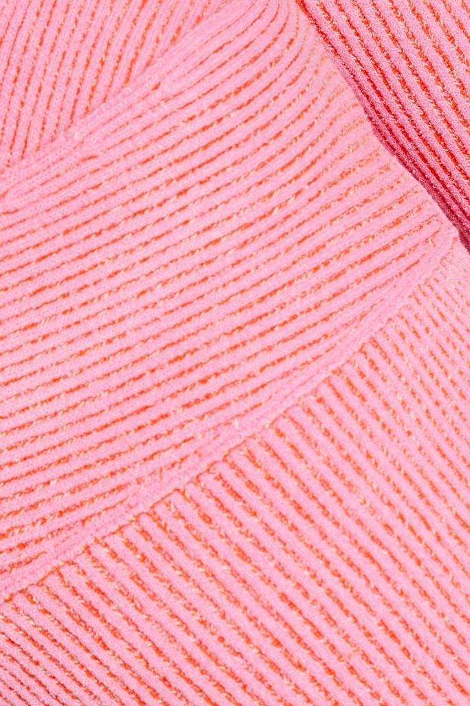 商品3.1 Phillip Lim|Cutout ribbed cotton-blend sweater,价格¥2009,第4张图片详细描述