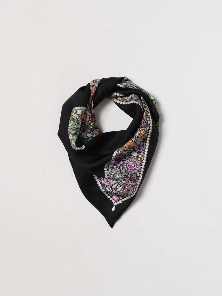 商品Moschino|Moschino Couture silk scarf with print,价格¥1359,第2张图片详细描述