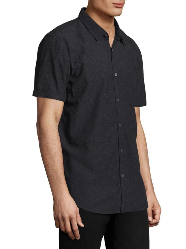 商品John Varvatos|Short Sleeve Cotton 衬衫,价格¥385,第3张图片详细描述