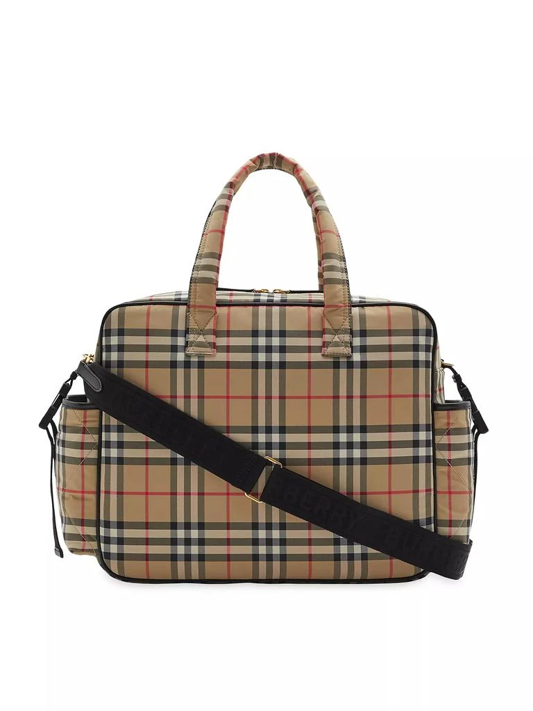 商品Burberry|Archive Check Diaper Bag,价格¥10422,第4张图片详细描述