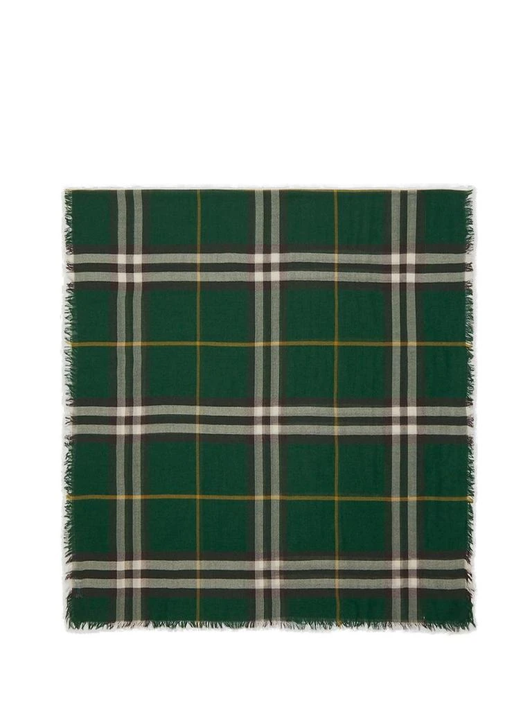 商品Burberry|Burberry Check-Printed Fringed-Edge Scarf,价格¥2370,第1张图片