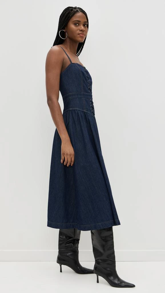 商品Reformation|Florentina Denim Midi Dress,价格¥732,第4张图片详细描述