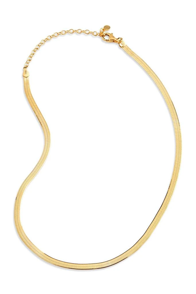 商品Savvy Cie Jewels|Thin Herringbone Necklace,价格¥369,第1张图片