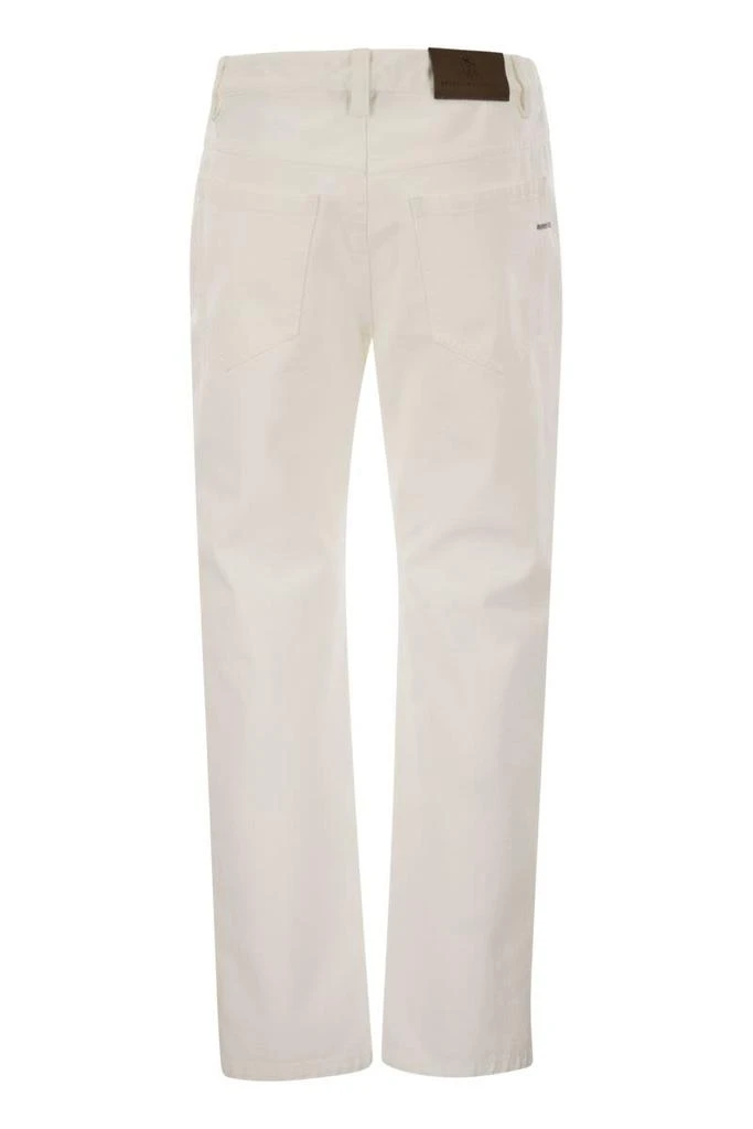 商品Brunello Cucinelli|COTTON 5-POCKET TROUSERS,价格¥7247,第2张图片详细描述