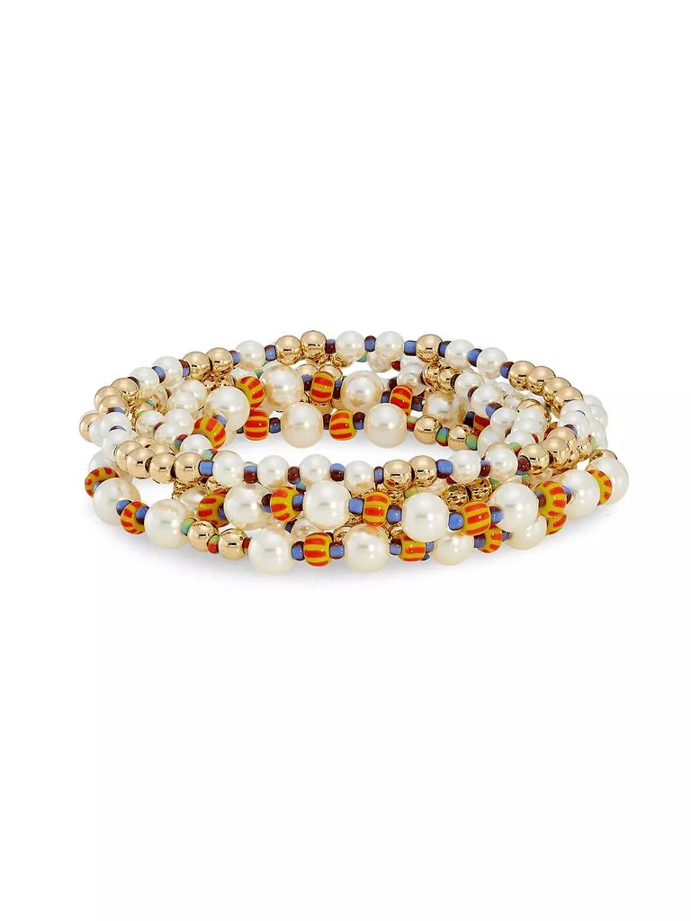 商品Roxanne Assoulin|A Bit Of Polish Wraparound Imitation Pearl &amp; Beaded Bracelet,价格¥499,第3张图片详细描述