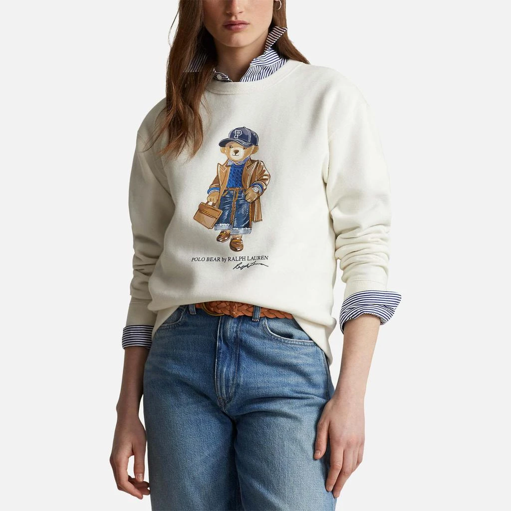 商品Ralph Lauren|Polo Ralph Lauren Prep Bear Cotton-Blend Jersey Sweatshirt,价格¥2040,第1张图片