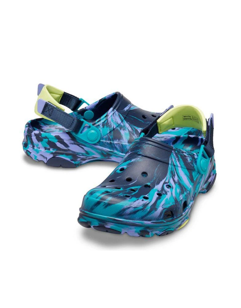 商品Crocs|Crocs classic all terrain clogs in blue marble,价格¥483,第2张图片详细描述