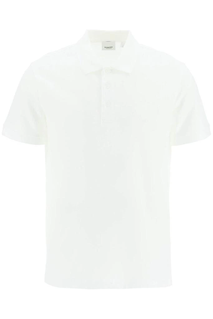 商品Burberry|Burberry Logo Embroidered Short Sleeved Polo Shirt,价格¥2745,第1张图片