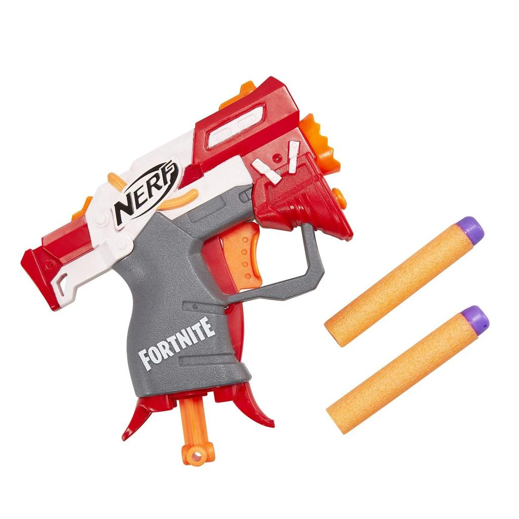 商品Nerf|NERF Fortnite Ts Microshots Dart-Firing Toy Blaster & 2 Official Elite Darts,价格¥83,第1张图片