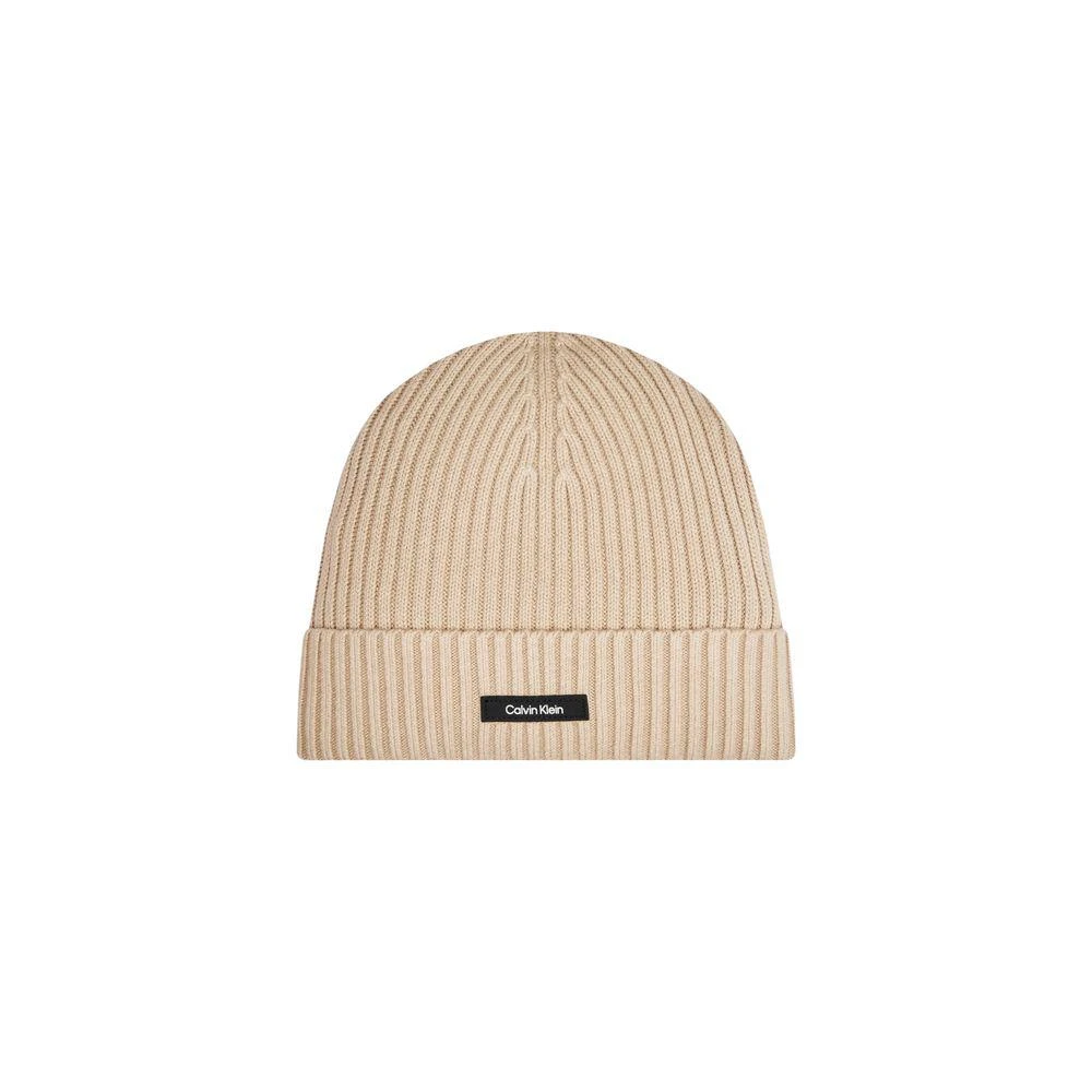 商品Calvin Klein|Calvin Klein Beige Organic Cotton Hats & Cap,价格¥503,第1张图片