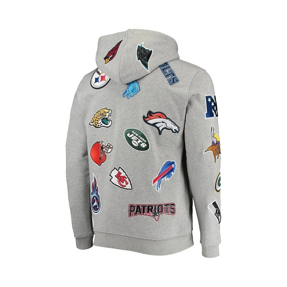 商品Pro Standard|Men's Heathered Gray Nfl Pro League Pullover Hoodie,价格¥1497,第3张图片详细描述