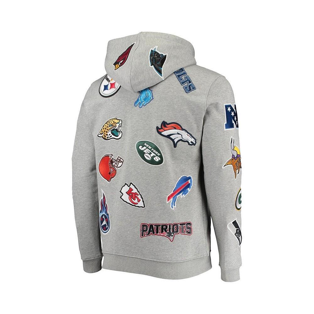 商品Pro Standard|Men's Heathered Gray Nfl Pro League Pullover Hoodie,价格¥1074,第5张图片详细描述